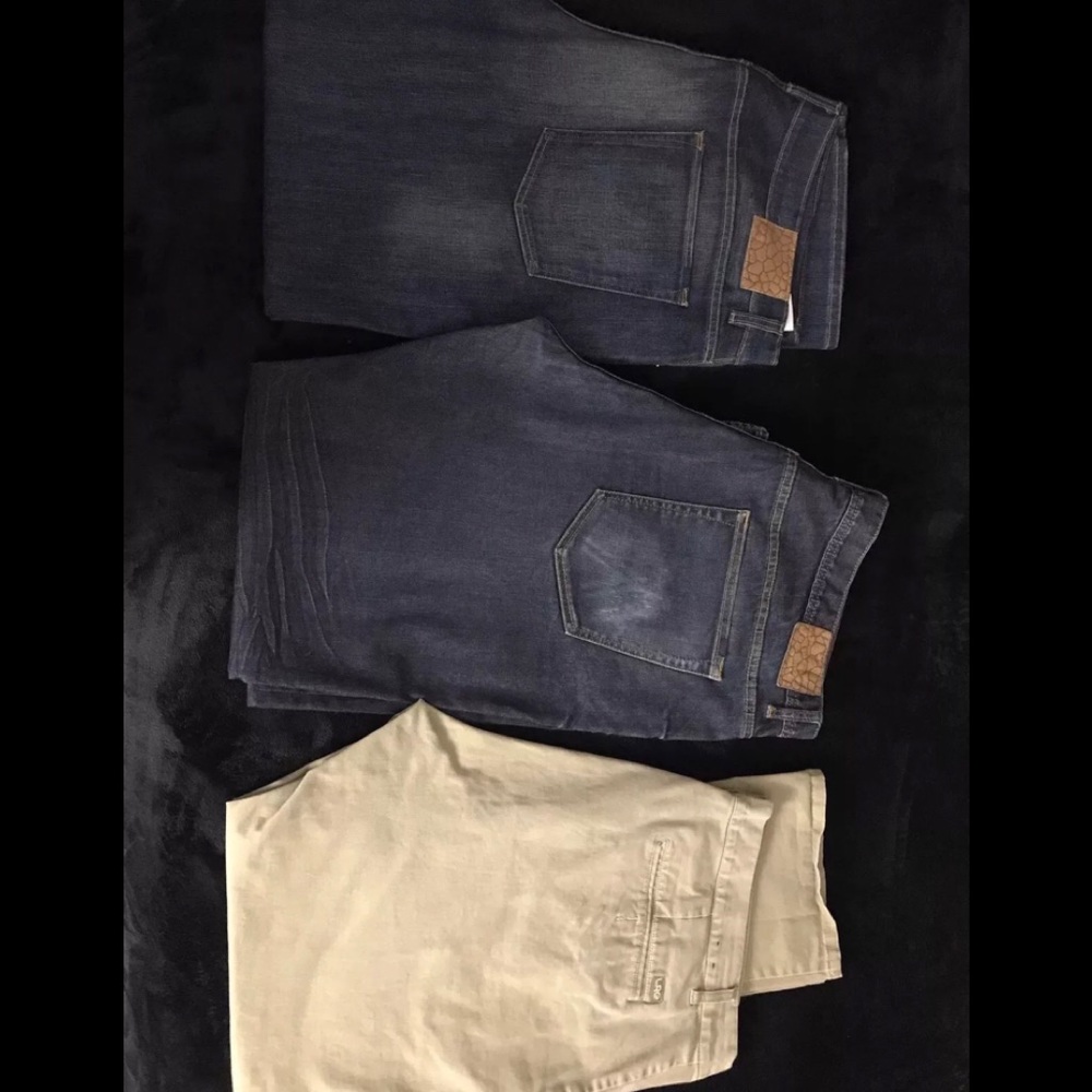 Size 44 Lot Of Three (3) pair of LRG Pants/Jeans